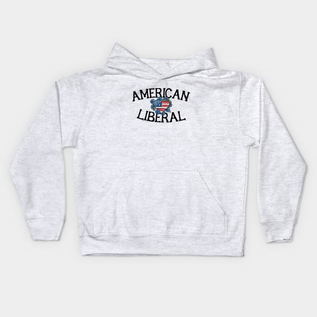 American Liberal Kids Hoodie by bubbsnugg